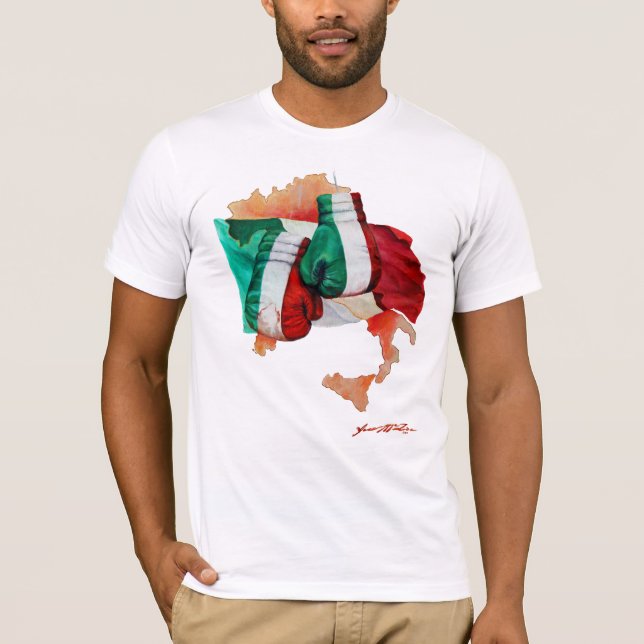 Italienisches Verpacken-Erbe T-Shirt (Vorderseite)