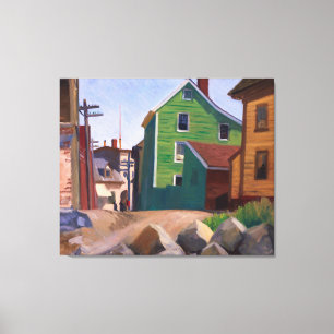 Italienisches Viertel, Gloucester   Edward Hopper  Leinwanddruck