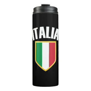 Italienisches Wappen - Fahne der italienischen Fah Thermosbecher