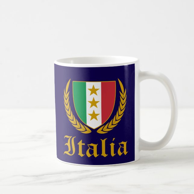 Italienisches Wappen Kaffeetasse (Rechts)
