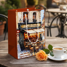 Italienisches Wasserfarben-Café