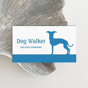 Italienisches Windspiel in beliebiger Farbe - Hund Visitenkarte