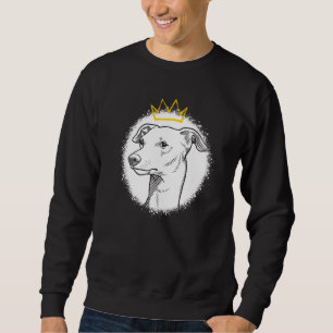 Italienisches Windspiel mit Krone   Sweatshirt