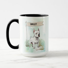 Italienisches Windspiel Wasserfarbe Personalisiert Tasse