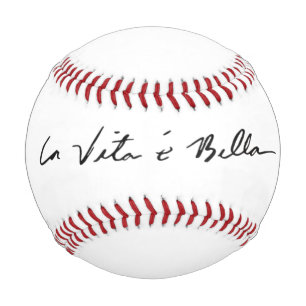 Italienisches Zitat aus dem Baseball