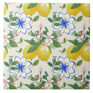 Italienisches Zitronenmuster Fliese