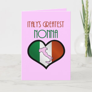 Italiens Beste Nonna Karte
