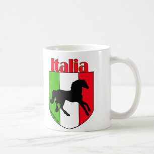 Italienstallions-Wappen Kaffeetasse