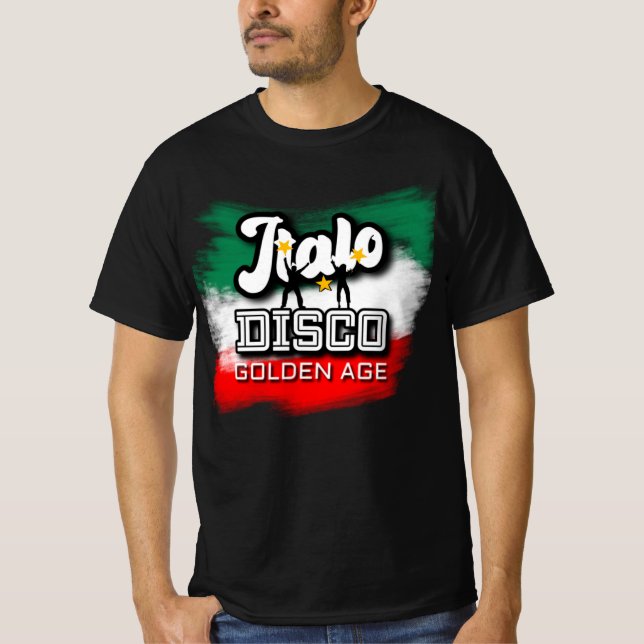 Italo Disco Golden Age T-Shirt (Vorderseite)