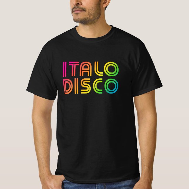Italo Disco T-Shirt (Vorderseite)