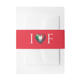 Italy Couple Wedding Einladungsbanderole