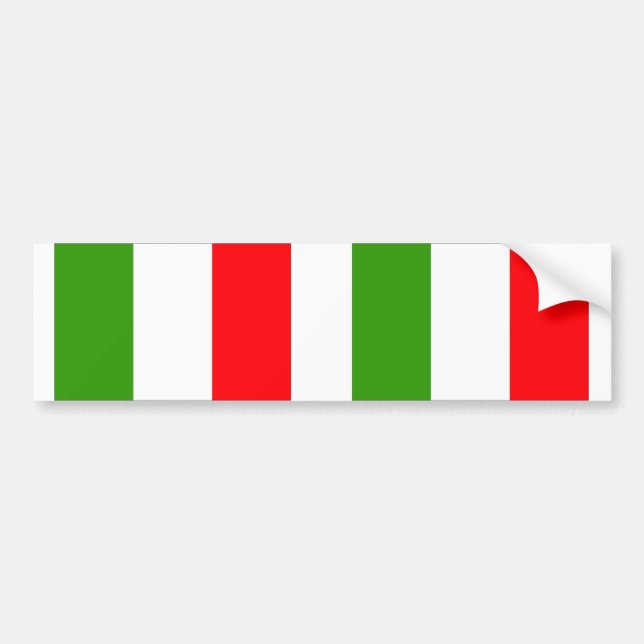 Italy flag autoaufkleber (Vorne)