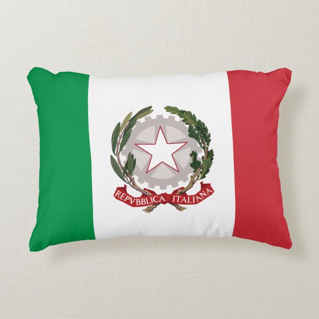 Italy flag phone case dekokissen (Vorderseite)