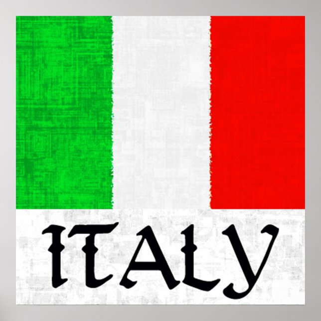 ITALY FLAG Poster (Vorne)