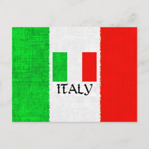 ITALY FLAG POSTKARTE