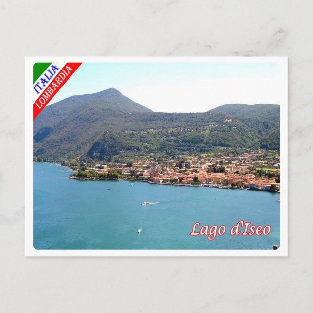 Italy - Lombardy - Lake Iseo - Postkarte (Vorderseite)