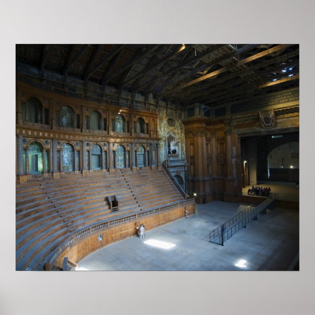 Italy, Parma, Teatro Farnese Poster (Vorne)