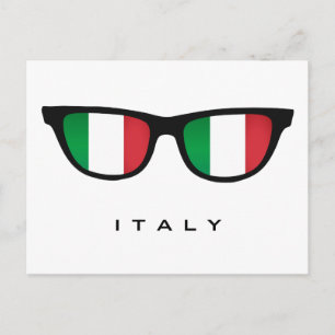 Italy Shades texte personnalisé et carte postale c