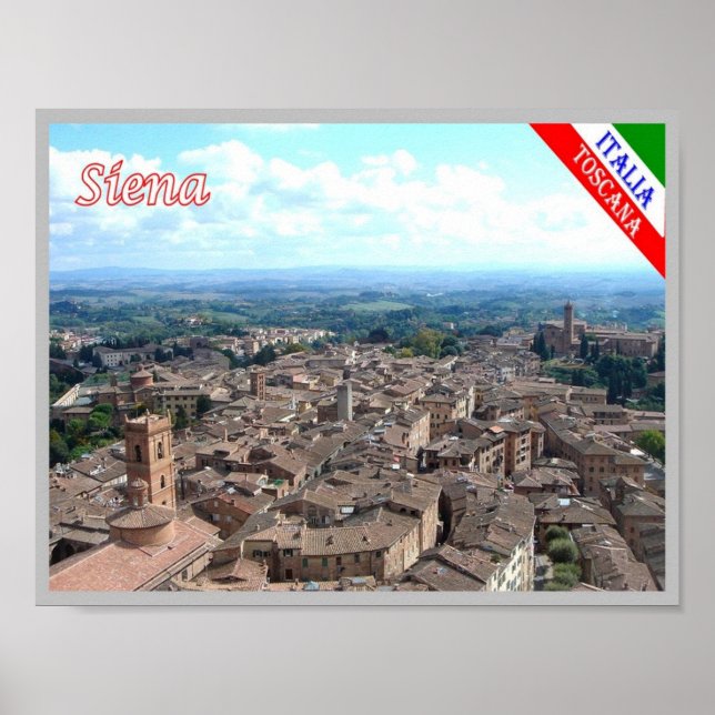 Italy - Tuscany - Siena - Poster (Vorne)