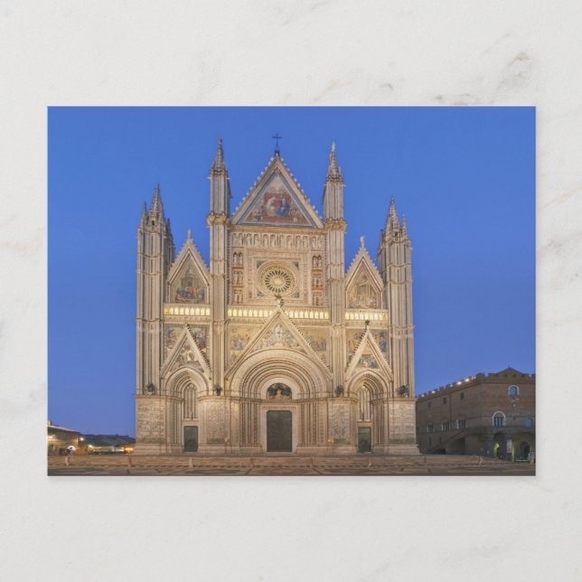 Italy, Umbria, Orvieto, Orvieto Cathedral Postkarte (Vorderseite)