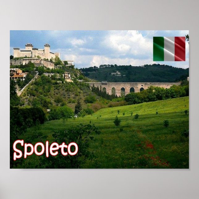 Italy - Umbria - Spoleto - Poster (Vorne)