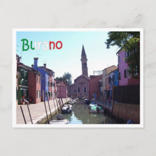 Italy - Venice - Burano - Postkarte