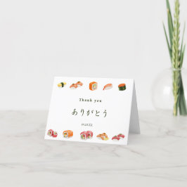Itamae〈Sushi Chefs） collection ありがとう Japanese Dankeskarte