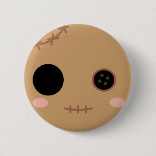 Itami der Voodoo-Puppen-Kopf Button