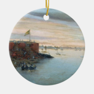 Itapiru, Paraguay, 1866 (Öl auf Leinwand) Keramikornament