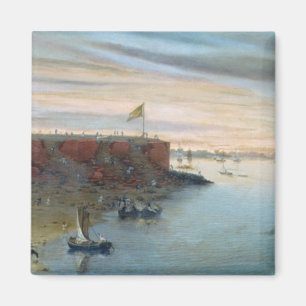 Itapiru, Paraguay, 1866 (Öl auf Leinwand) Magnet