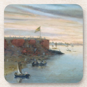 Itapiru, Paraguay, 1866 (Öl auf Leinwand) Untersetzer