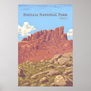 Itatiaia Nationalpark Brasilien Reiseplakat Poster