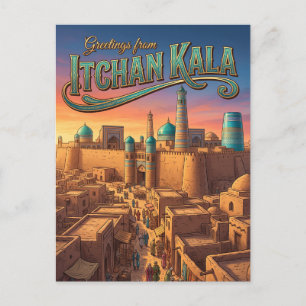 Itchan Kala Usbekistan Postkarte