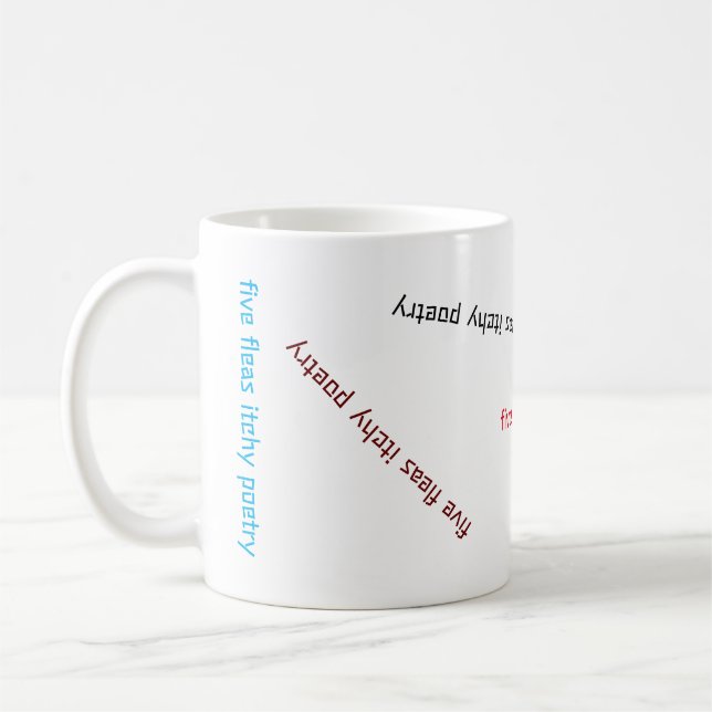 Itchy Poets Tasse (Links)