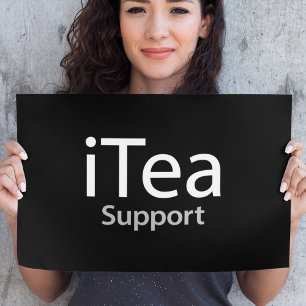iTea-Support - Ein Papa-Witz für Teetrinker - Lust Poster