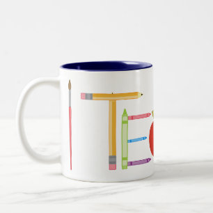 iTeach Zweifarbige Tasse
