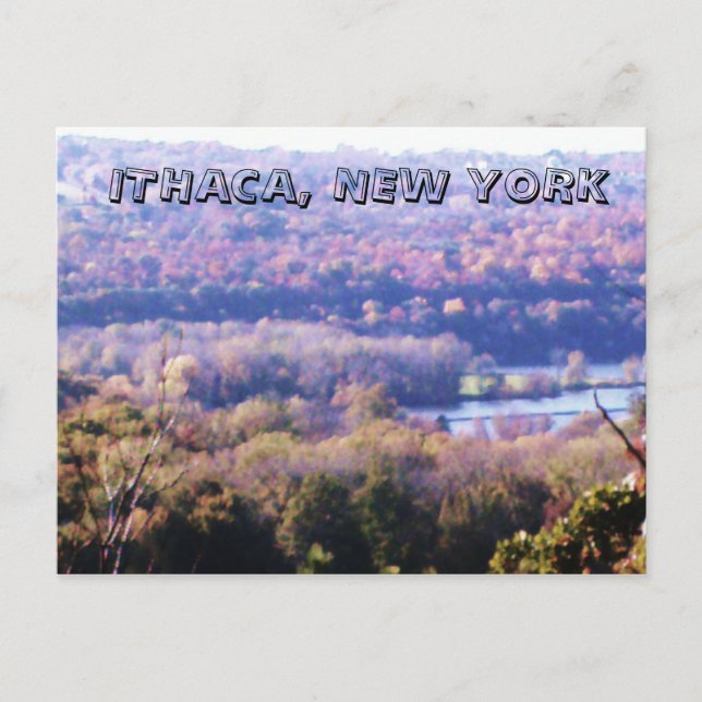 ITHACA, carte postale de NEW YORK (Devant)