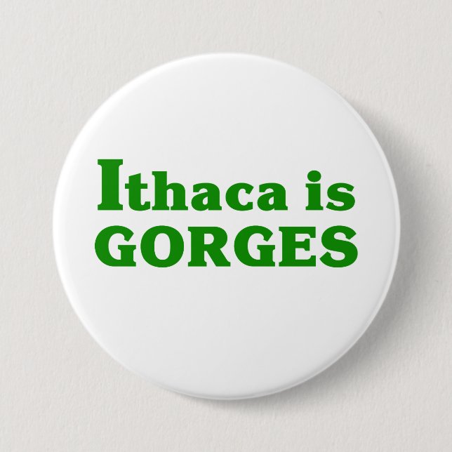 Ithaca ist Gorges Button (Vorderseite)