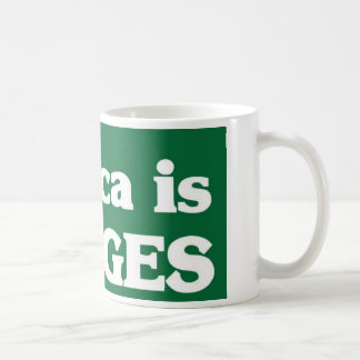 Ithaca ist SCHLUCHTEN Kaffeetasse