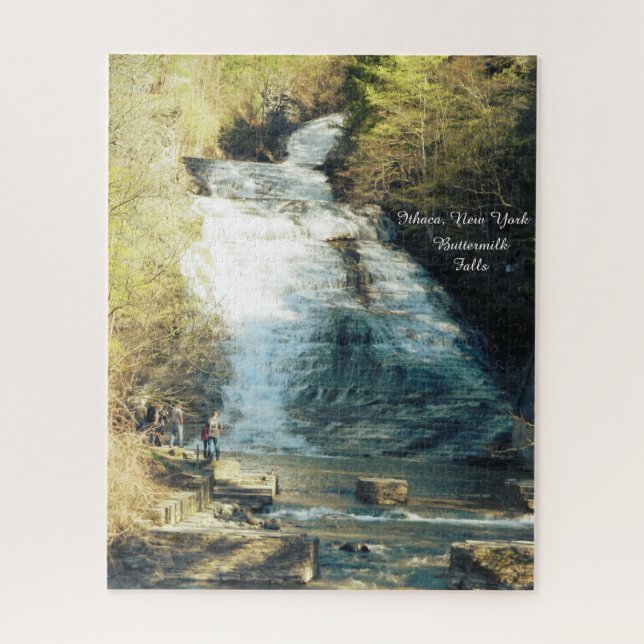 ITHACA NEW YORK BUTTERMILK  FALLS  (Vertikal)