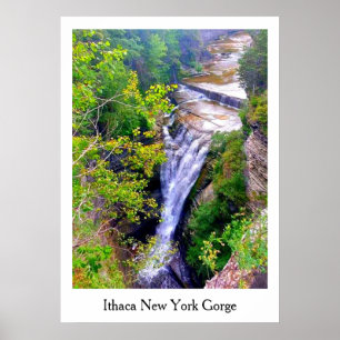 ITHACA NEW YORK GORGE POSTER