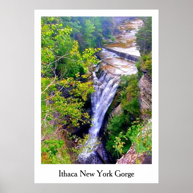 ITHACA NEW YORK GORGE POSTER (Vorne)