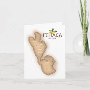 Ithaka Griechenland Karte