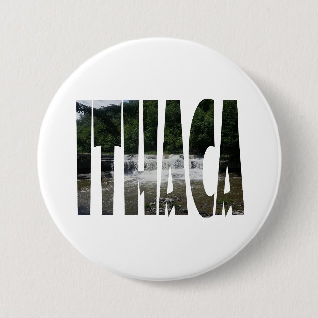 Ithaka ist Gorges Button (Vorderseite)
