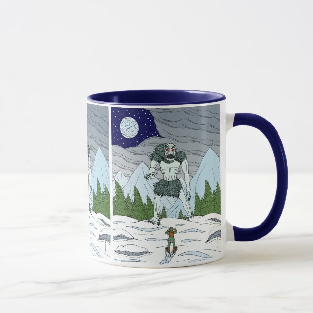 Ithaqua Weird Horror Kunst Tasse (Rechts)