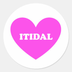 Itidal Runder Aufkleber
