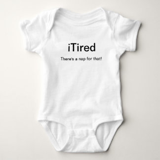 iTired - es gibt ein Nickerchen für das Baby Strampler