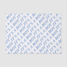 ITIS EIN JUNGEN-Seidenpapier (blau)