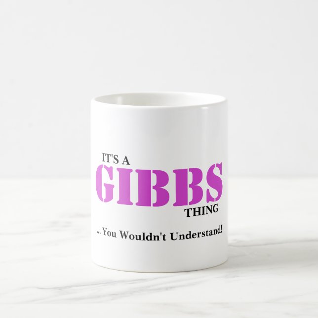 ITIS EINE GIBBS SACHE! Sie würden nicht verstehen Kaffeetasse (Mittel)