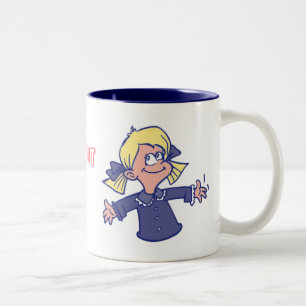 ITIS GANZ ÜBER MICH! ZWEIFARBIGE TASSE